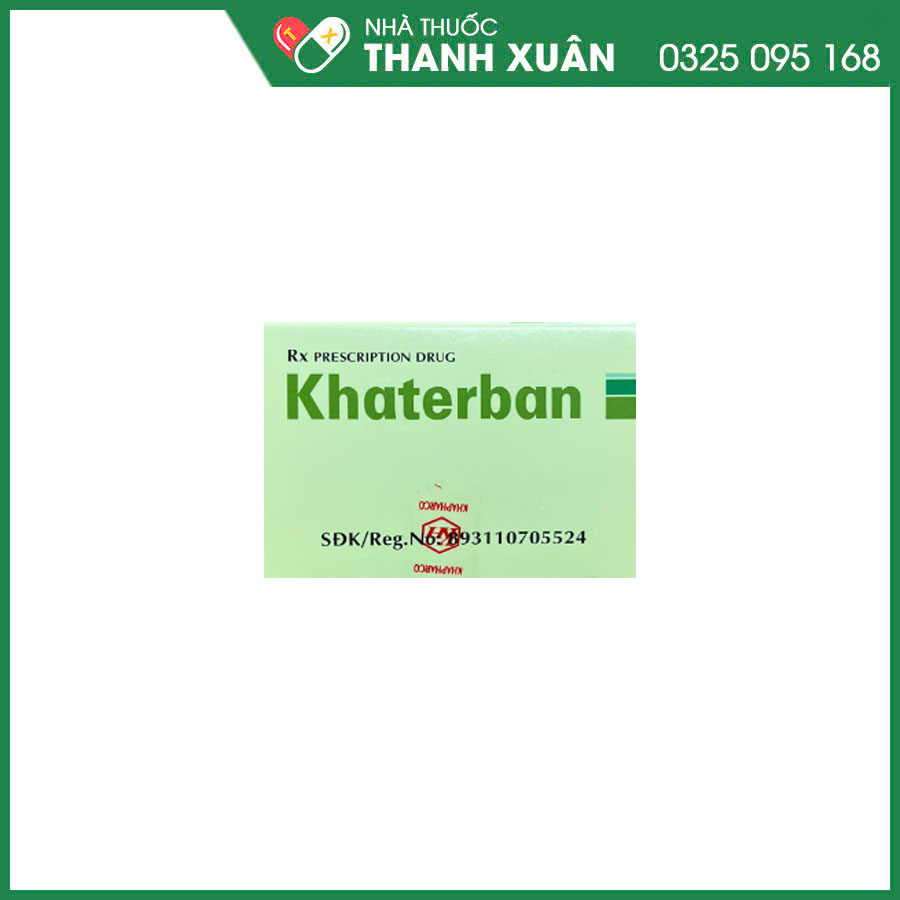 Khaterban thuốc điều trị các chứng ho như ho cảm, ho khan, ho có đờm